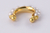 Piercing Fake Com Pérolas Folheado Em Ouro 18k - comprar online