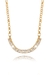 Pulseira Elos Redondos Com Faixa De Zircônia Banhado Em Ouro 18k - comprar online