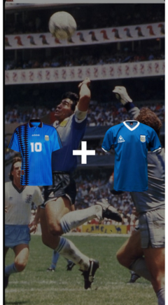 Promo Maradona 2x1 Camiseta Maradona (10) 1986 - Camiseta Maradona (10) 1994