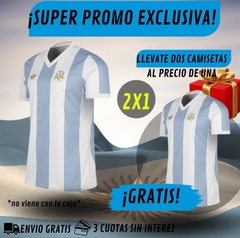 2X1 EN LA NUEVA CAMISETA DE ARGENTINA EDICION ESPECIAL 50 ANIVERSARIO