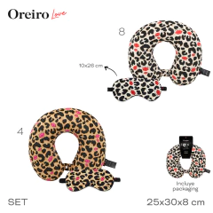 Set Viaje Oreiro Almohada y Masc Rojo 31324 - tienda online