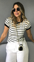 Kit 3 Blusas listrada viscolycra - SAY YES STORE