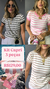 Kit 3 Blusas listrada viscolycra na internet