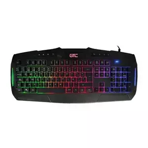 KIT GAMER GTC CBG-014 TECLADO MOUSE MOUSEPAD AURICULAR RGB NEGRO
