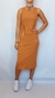 Vestido tubo morley algodón Habano - comprar online