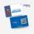 Smart Card frente personalizado + verso padrão colmeia - Smart Card
