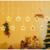 Cascata com 130 LEDs Branco Quente fio de fada PVC estrela + figuras natalinas 3 metros bivolt. - Nova Luminaria