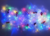 Cascata com 130 LEDs Colorido fio de fada PVC estrela + figuras natalinas 3 metros bivolt. na internet
