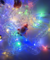 Cascata com 130 LEDs Colorido fio de fada PVC estrela + figuras natalinas 3 metros bivolt. - loja online