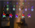 Cascata com 95 LEDs estrelas com figuras natalinas sortidas 127V. - comprar online