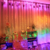 Cortina com 320 LEDs Colorido 6mx0,8m 8 funções bivolt uso externo IP44. - comprar online