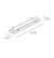 Luminária de Embutir LED Retangular linear visor recuado 3000K 19,4W Bivolt 61,8x12x6,2cm Alumínio Branco Fosco. na internet