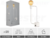 Luminária de mesa Aramis com entrada USB 40X21cm aço branco fosco. na internet