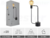 Luminária de mesa Aramis com entrada USB 40X21cm aço preto fosco. - loja online