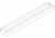 Luminária de sobrepor alto rendimento e fechada com difusor transparente para 2 lâmpadas 18/20W 120cm. na internet