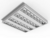 Luminária de sobrepor de alto rendimento com aletas parabólicas duplas para 4 lâmpadas 9/10W 60cm. - comprar online