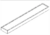 Luminária de sobrepor fechada com difusor leitoso para 2 lâmpadas 9/10W 60cm. - Nova Luminaria