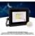 Refletor Com Sensor De Presença embutido Led 20w Fotocélula Bivolt 6500k Preto. na internet