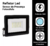 Refletor Com Sensor De Presença embutido Led 50w Fotocélula Bivolt 6500k Preto. - comprar online