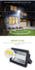 Refletor LED 600W 6500K branco frio preto SMD IP66 bivolt. - comprar online
