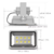 Refletor LED COB 400W Cinza 6500K branco frio IP66 bivolt. na internet