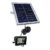 Refletor LED solar com controle 10w 25 leds auto recarregável 3000K IP67. - Nova Luminaria