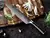 Conjunto de faca de cozinha premium afiada faca de chef japonesa faca santoku co - CliqueMania