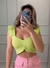 Cropped Feminino Tricot Blusas Femininas Moda Verão (PAMELA)