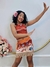 Fantasia Infantil Moana Com Colar e Cinto Faixa Festas (1130VL) - loja online