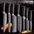Imagem do Conjunto de faca de cozinha premium afiada faca de chef japonesa faca santoku co