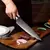 Conjunto de faca de cozinha premium afiada faca de chef japonesa faca santoku co