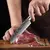 3 peças conjunto de facas de cozinha em aço inoxidável