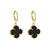 Conjunto Dourado Trevo Preto - Royelle