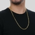 Corrente Dourada Masculina Elo 3 por 1 - 5mm - comprar online
