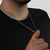 Corrente Prateada Masculina Elo 3 por 1 - 3mm - comprar online
