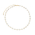 Colar Dourado com Trevos Brancos - comprar online