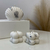 Vela Decorativa Concha Branca e Prata - comprar online