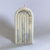 Vela Decorativa Arco Branco e Prata - comprar online