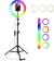 Combo Aro de Luz 26cm RGB+ Trípode de 2,10 Metros