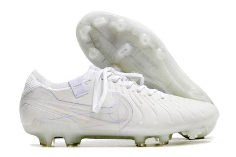 Chuteira Campo Nike Tiempo Legend 10 Elite - Branca Whiteout Especial