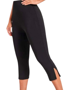 Conjunto de Legging Capri alta compressão Preto na internet