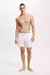 Short Masculino Elástico Branco