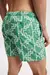 Short Elástico Estampado Verde - comprar online