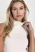 Blusa Feminina Tricot Ivory Sem Mangas - Algo Novo