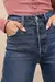 Calça Jeans Feminina Escura com Tornozelo - Algo Novo