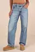 Calça Jeans Feminina Cintura Alta Desbotado - comprar online