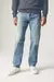 Calça Jeans Masculina Reto Desbotado