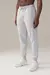 Calças de Moletom Cinza Slim Fit Algodão