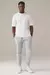 Calças de Moletom Cinza Slim Fit Algodão - comprar online