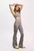 Calça Flare Feminina Ultramacia Cinza - comprar online